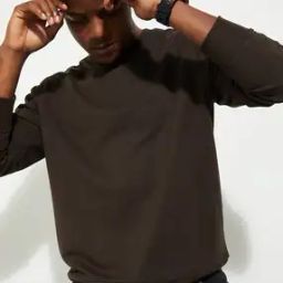 Men Regular Fit Sweatshirt with Round Neck-image-77