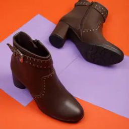 Women Ankle-Length Slip-On Boots-image-42