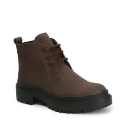 Women Ankle-Length Lace-Up Boots-picture-31