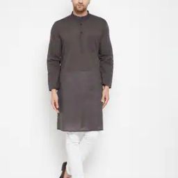 Long Kurta with Patch Pockets-image-6