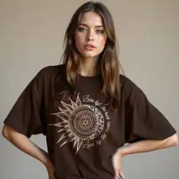 Women Typographic Print Loose Fit T-Shirt-image-91