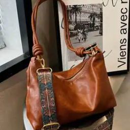 Women Genuine Leather Hobo Bag with Detachable Strap-image-33