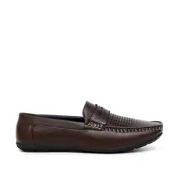 Perforated Slip-On Loafers-image-12