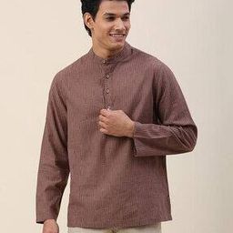 fabindia Full-Sleeve Band-Collar Kurta-picture-34