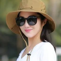 Women Cotton  Sun Hat-image-3