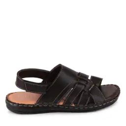 Strappy Sandals with Velcro Fastening-image-63