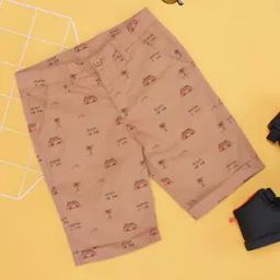 Boys Graphic Print Mid-Rise Regular Fit Shorts-picture-16