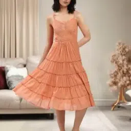 Tiered Dress with Pintucks-image-49