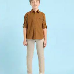 Boys Regular Fit Spread Collar Shirt -picture-48