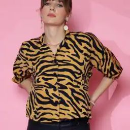 Women Printed Regular Fit Shirt-image-42