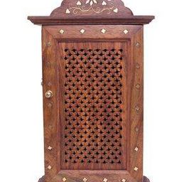 Handcrafted Rectangle Shaped Decorative Key Holder-74