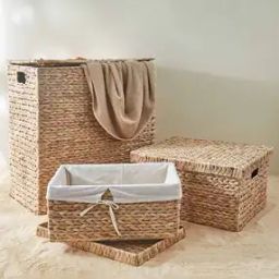 Seagrass & Metal Storage Box-picture-12