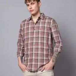 Men Checked Slim Fit Shirt-picture-44