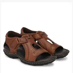 Slip-On Sandals with Velcro Fastening-image-85