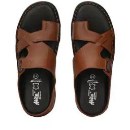 Genuine Leather Slip-On Sandals-image-42