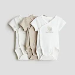 Pack of 3 Printed Bodysuits with Snap-Button Closure-picture-24