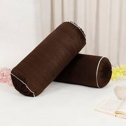 Set of 2 Velvet Foil Work Bolster cover 15" x 30"-image-77