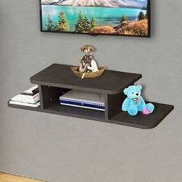 2 Shelves Floating TV Unit Set-31