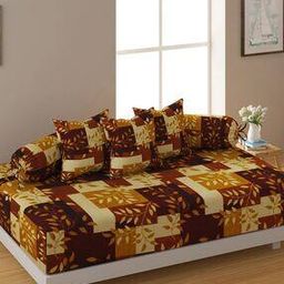 Set of 6 Printed 120 TC Polyester Diwans-image-63