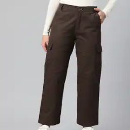  Women Cotton Relaxed Fit Cargo Pants-image-94