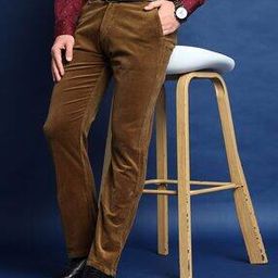 hancock Men Flat-Front Slim Fit Trousers-picture-39