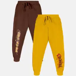 Boys Pack of 2 Joggers with Elasticated Drawstring Waist-14