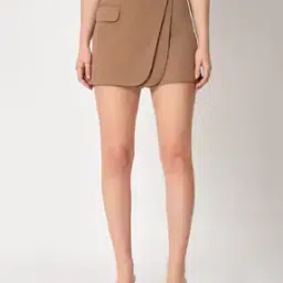 Wrap Skorts with Flap Pocket-image-5