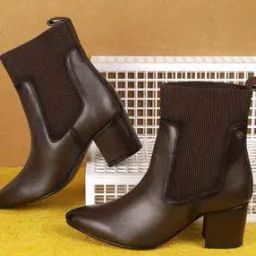 Ankle-length boots with synthetic upper-picture-4