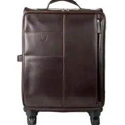 Men Genuine Leather Small Trolley Bag-image-45