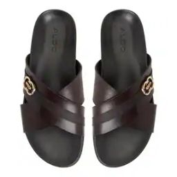 Men Open-Toe Slip-On Sandals with Metal Accent-picture-11