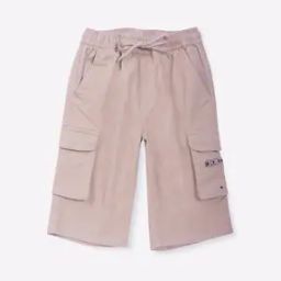 Regular Fit Cotton Cargo Shorts-image-22