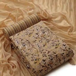 Floral Print Unstitched 3-Piece Dress Material-image-24
