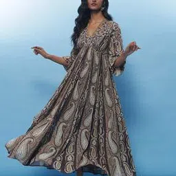 Paisley Print Dress-image-12