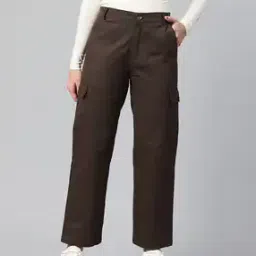 popnetic Women Relaxed Fit Cargo Pants-picture-23