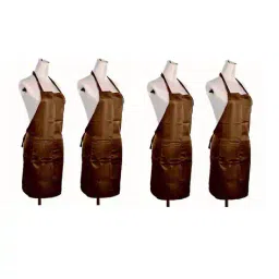 urbanarts Pack of 4 Aprons with Patch Pocket image 1