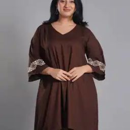 Women Printed A-Line Kurti-image-74