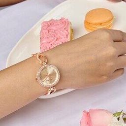 AMWW924 Women Analogue Watch with Deployant Clasp-15