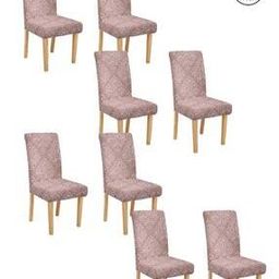 Pack of 8 Printed Chair Cover-image-1
