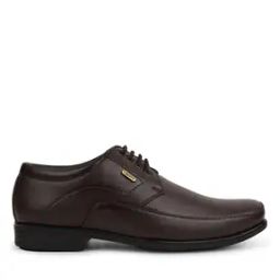 Men Lace Fastening Derby with Round Toes-37
