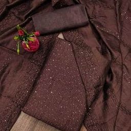 Women Self-design Unstitched Dress Material-image-89