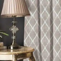 Pack of 2 Jacquard Curtains with Eyelets-52