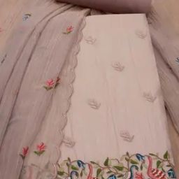  Women Embroidery Unstitched Dress Material-image-92