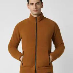 Men Regular Fit Textured Jacket-image-18