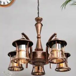 5-Light Lantern Oil Rubbed Jhoomar-28