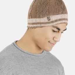 Cable Knit Woolen Beanie Cap-picture-12