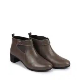 Mid-Calf Boots with Buckle-picture-35