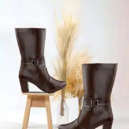 Women Round-Toe Ankle-Length Boots-image-99