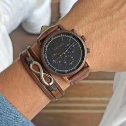 Men Analogue Wrist Watch with Bracelet-image-50