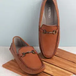 Men Slip-On Round-Toe Loafers-image-32