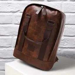 Men Backpack with Zip Closure & Adjustable Strap-image-4